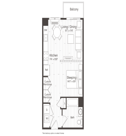 Floorplan of Unit S3