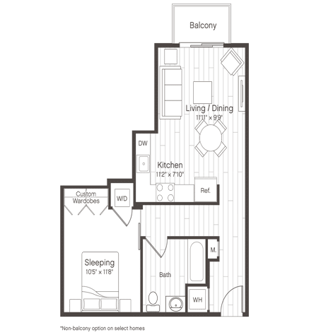 Floorplan of Unit S6